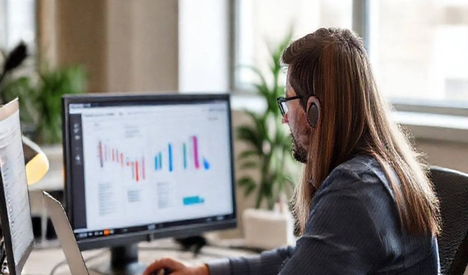 Workflow optimization session with professionals